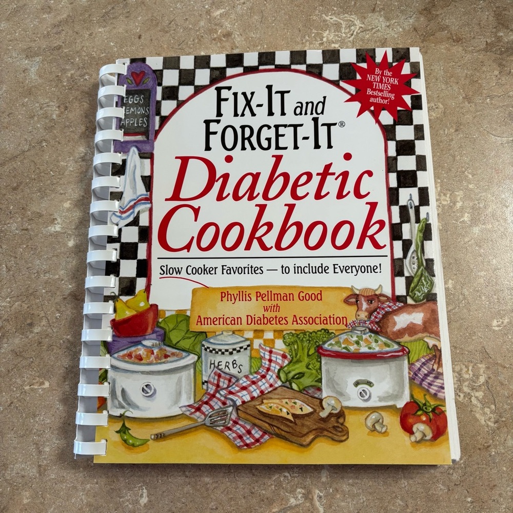 Fix-It and Forget it Diabetic Cookbook-Slow Cooker Edition 2005 - Picture 1 of 5